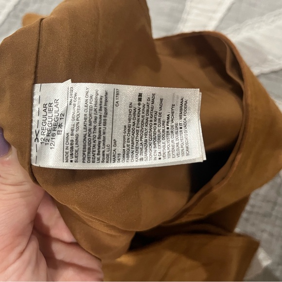 GAP Tan A-line Mini Skirt for Casual Work - Picture 5 of 5